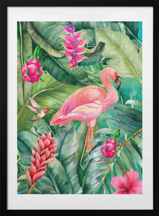 Tropical Harmony - Art Print by Elizabeth C