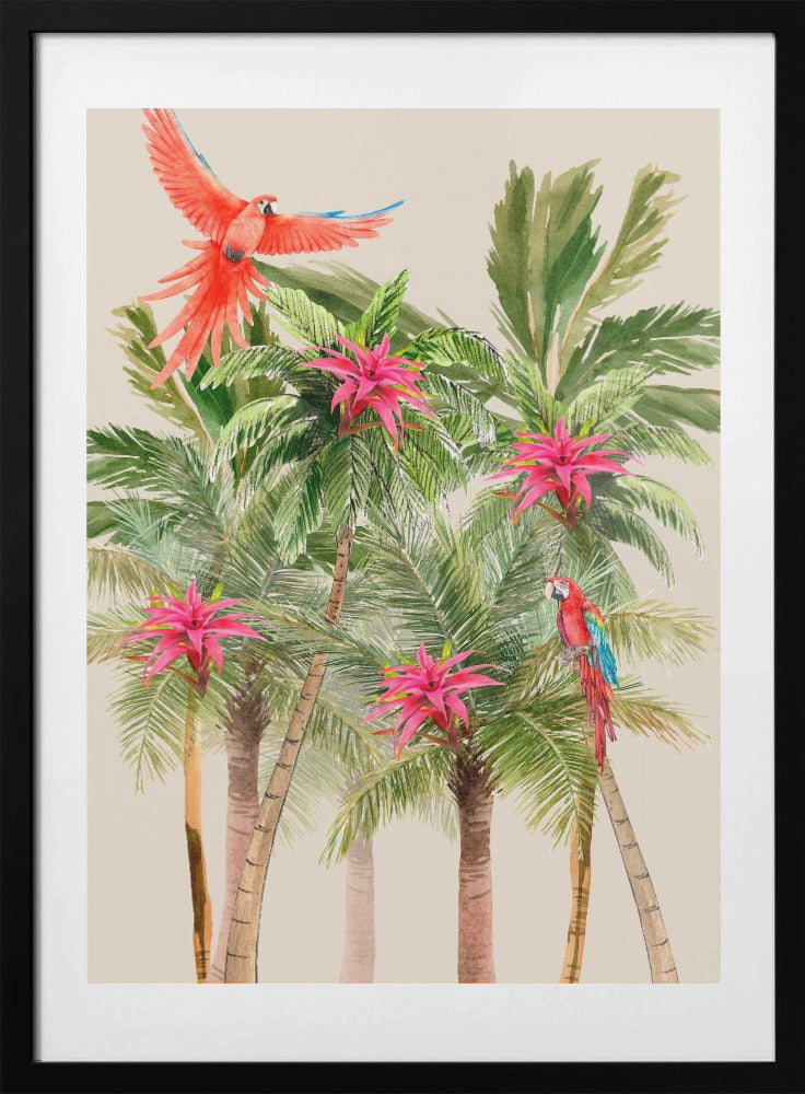 Tropical Harmony - Art Print by Elizabeth C