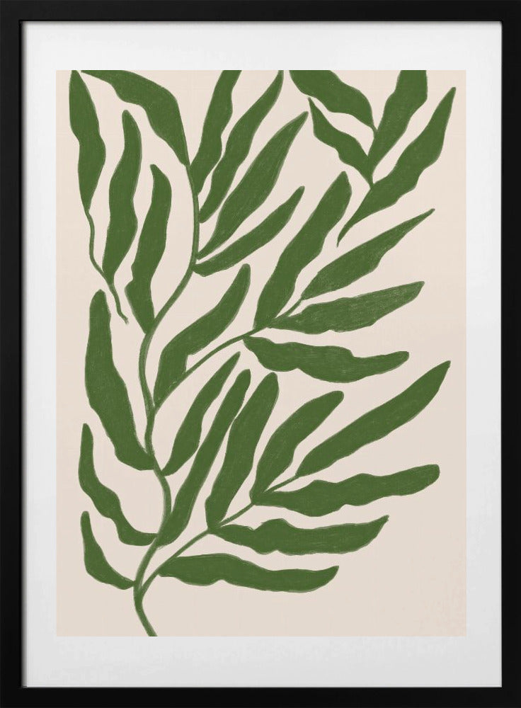Modern Leaves - Art Print by THE MIUUS STUDIO