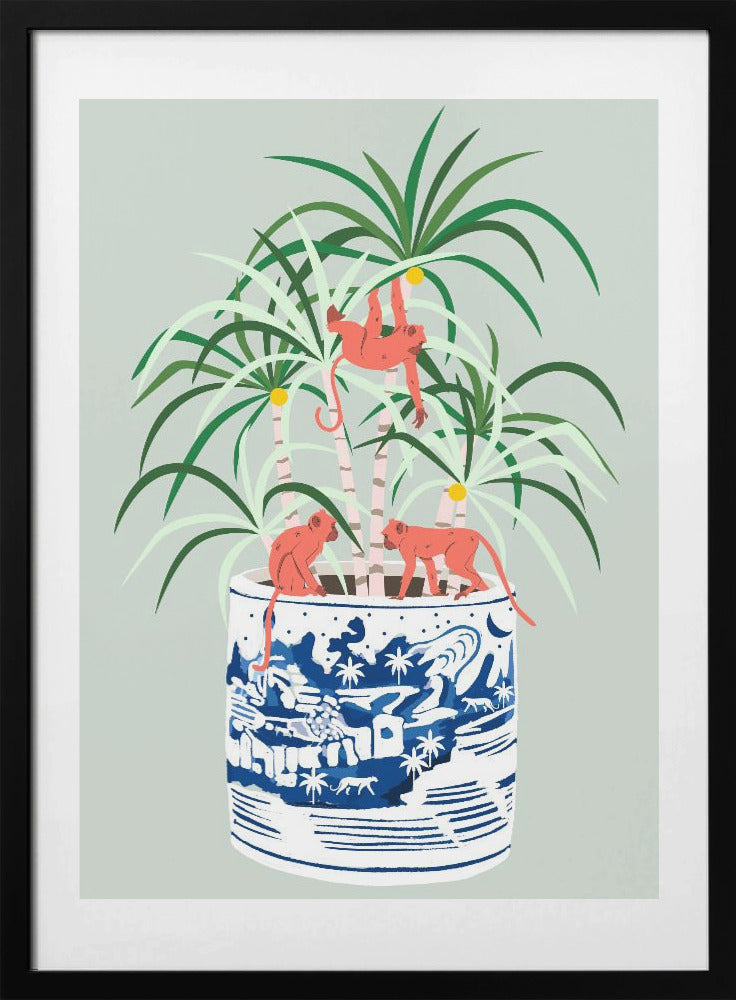 Tropical Bonsai - Art Print by Uma Gokhale