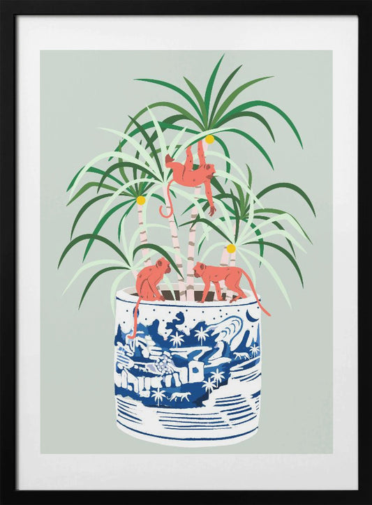 Tropical Bonsai - Art Print by Uma Gokhale
