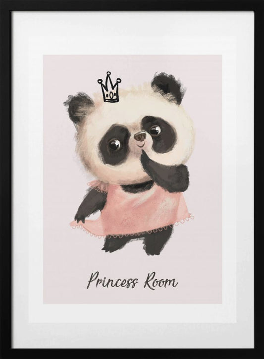 Panda Princess Playtime - Art Print by Saskia Michele