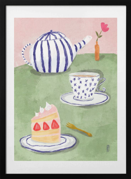 Cake on a Monday - Art Print by Dirkie Nell
