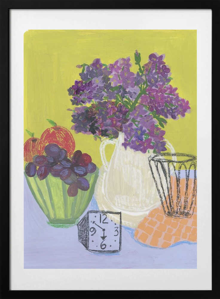 It Was Time for Lilacs - Art Print by Sharon Nullmeyer
