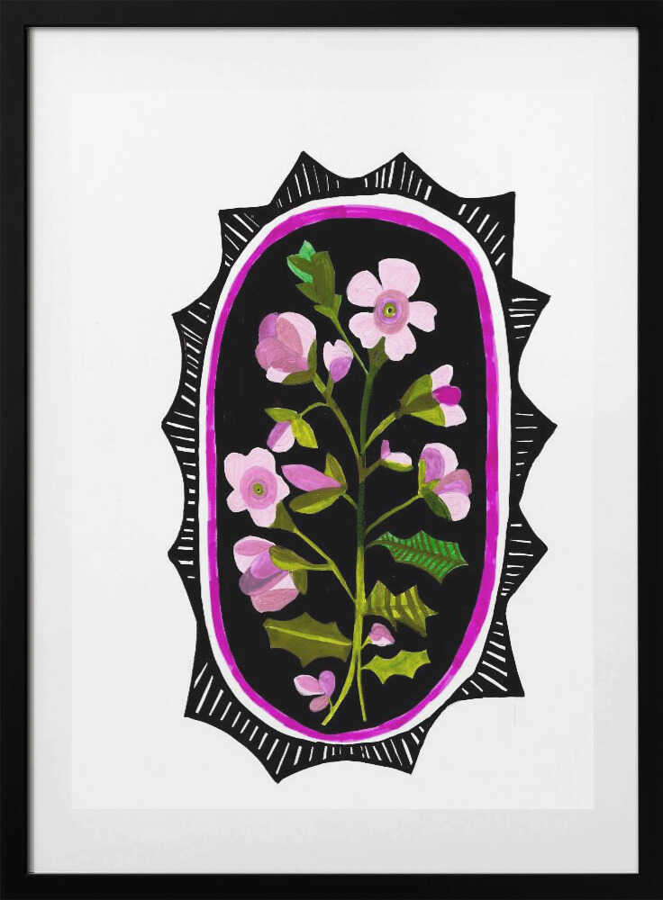 Oh Violet - Art Print by Sharon Nullmeyer