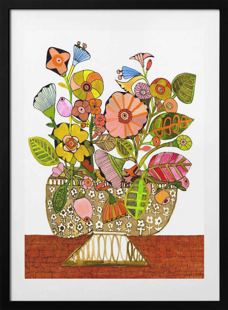 Wonkyvase - Art Print by Sharon Nullmeyer