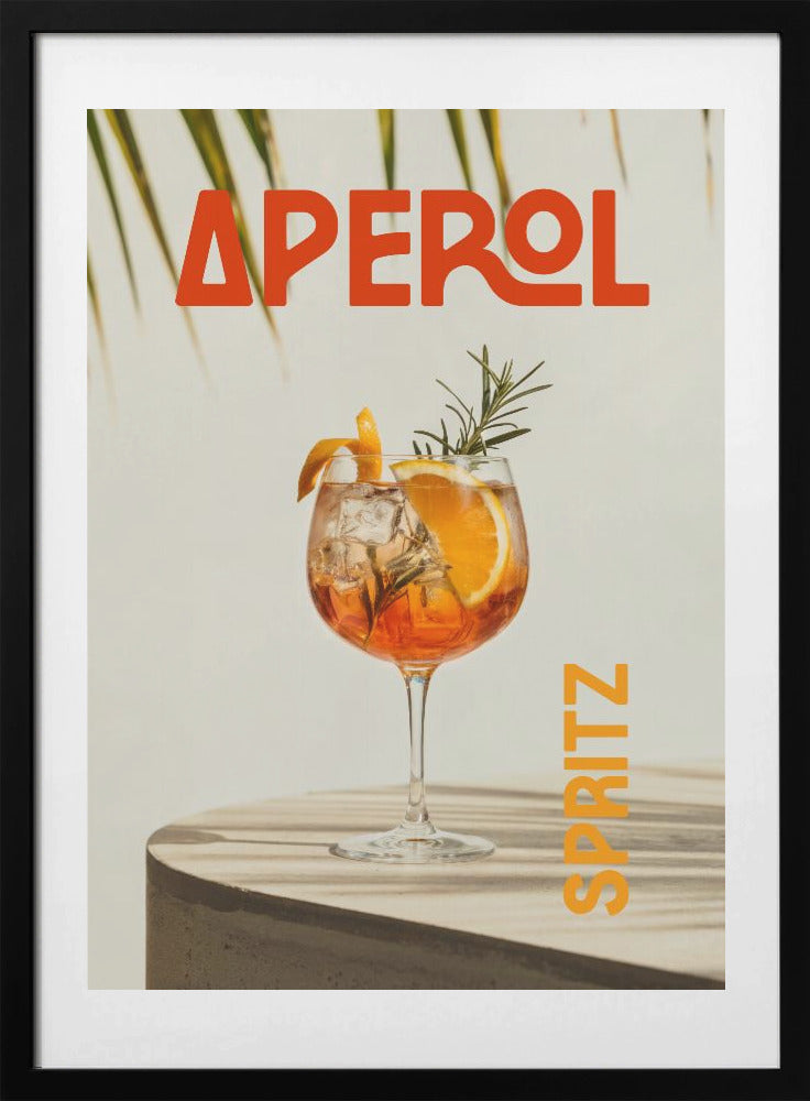 Aperol Spritz Tropic - Art Print by Andreas Magnusson
