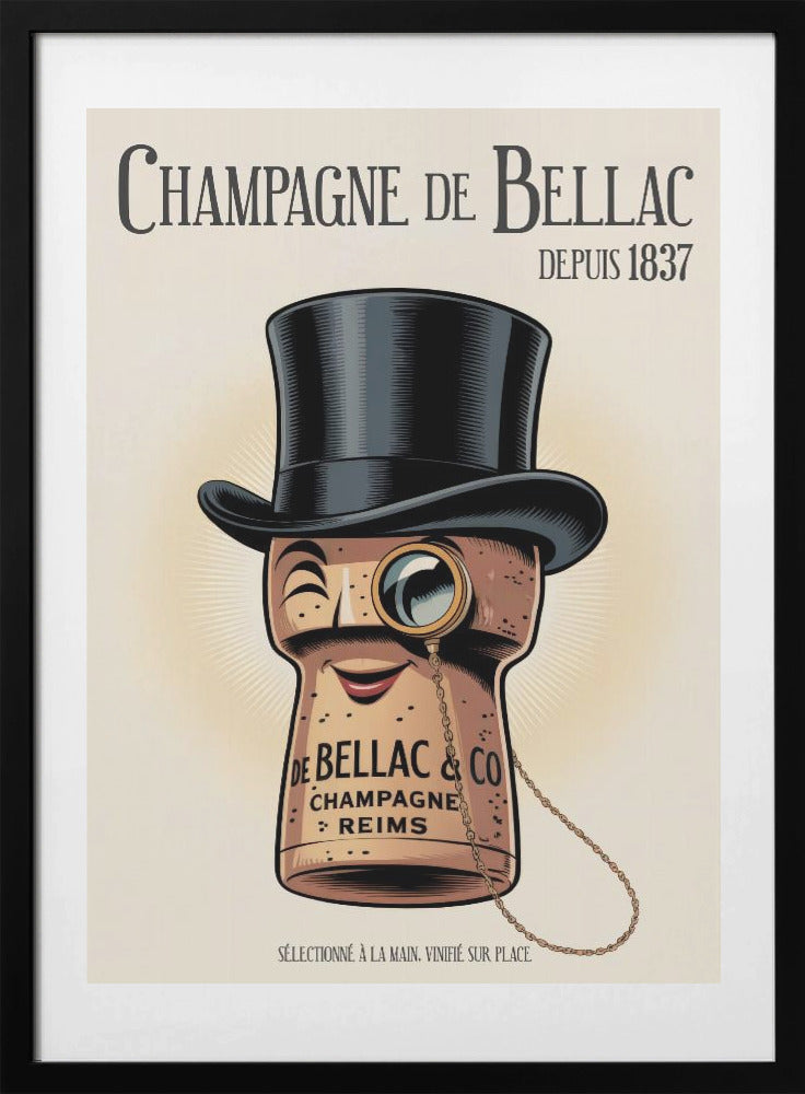 Champagne De Bellac - Art Print by Andreas Magnusson
