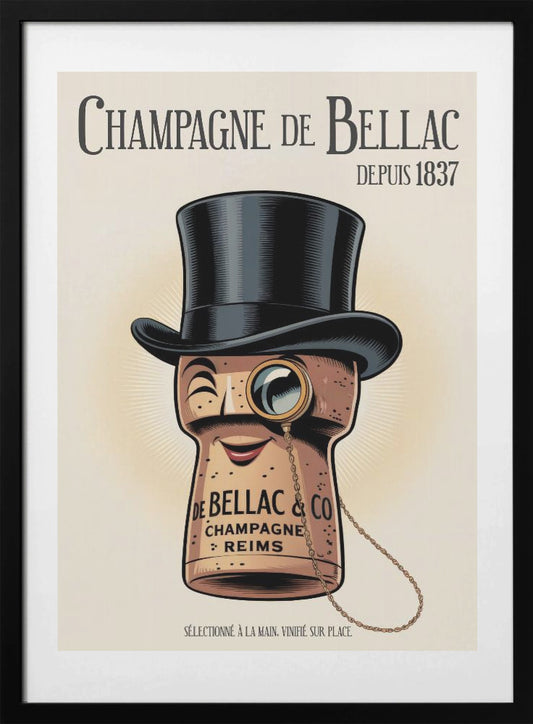 Champagne De Bellac - Art Print by Andreas Magnusson