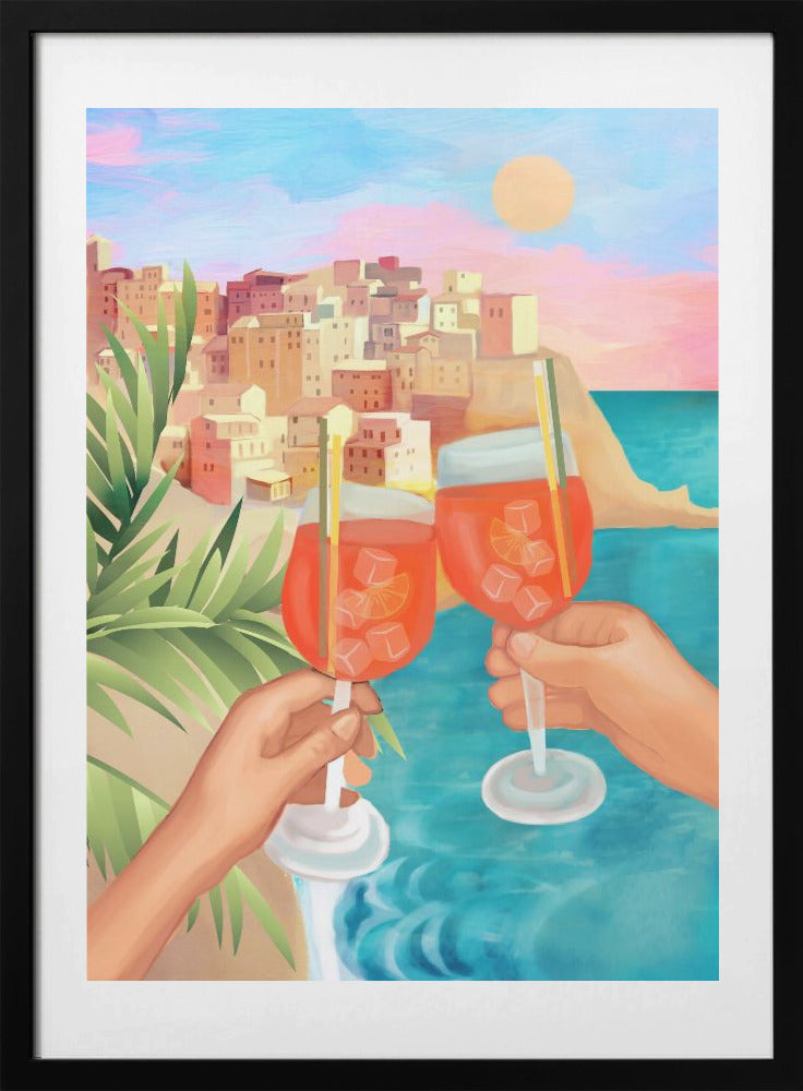 Aperol Sunset - Art Print by City Art
