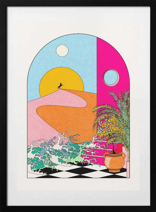 Brighter Days Ahead - Art Print by OMG Kitty