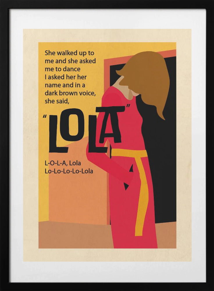 Lola - Art Print by WallChart Art Studio