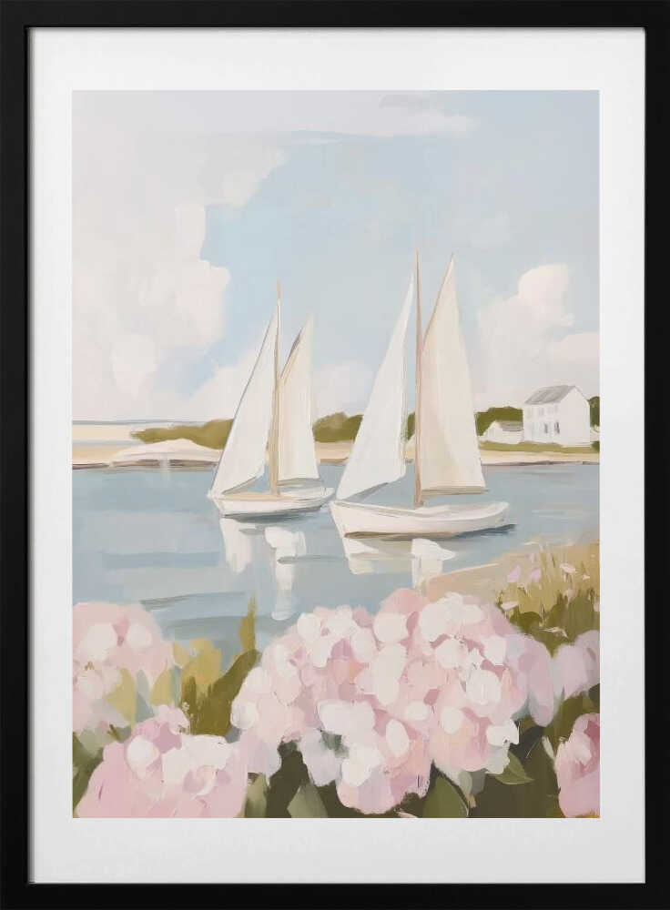 Nantucket Sails - Art Print by Kathrin Pienaar