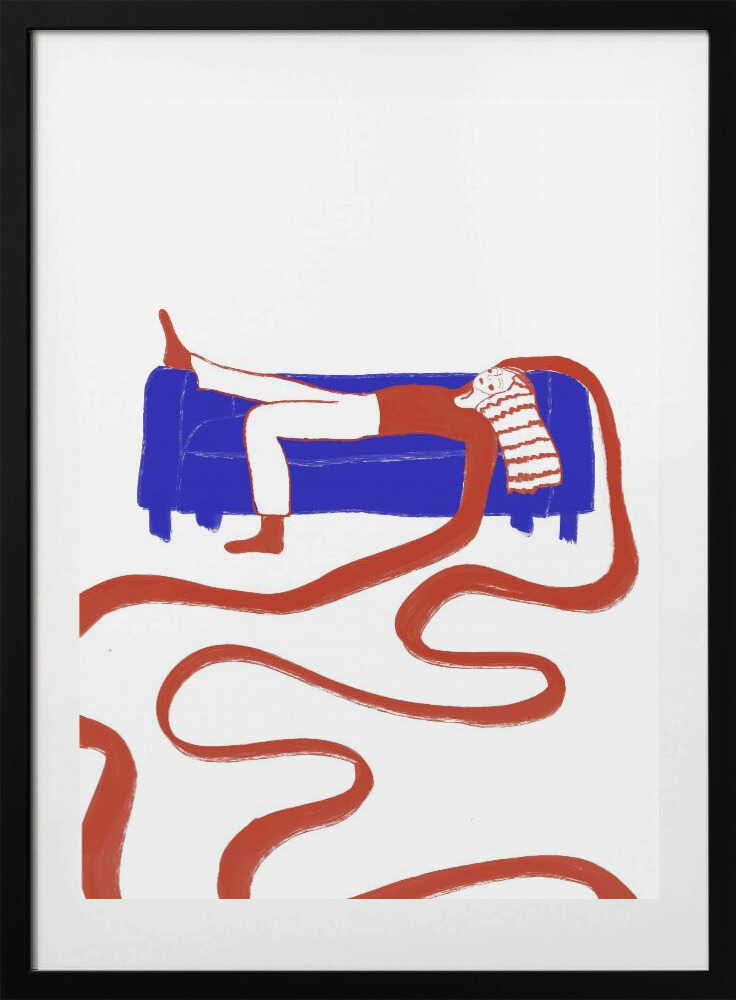 resting day - Art Print by Mela Patterns