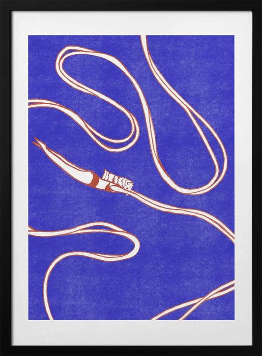 mela long arms - Art Print by Mela Patterns