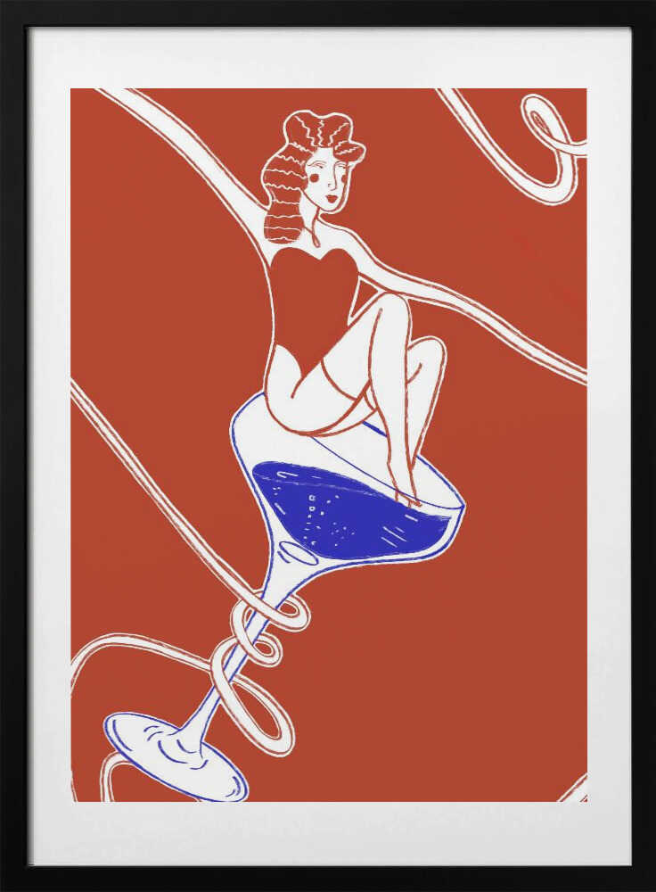 show girl - Art Print by Mela Patterns