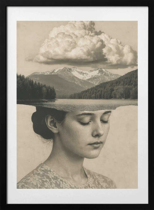 Head space - Art Print by Treechild