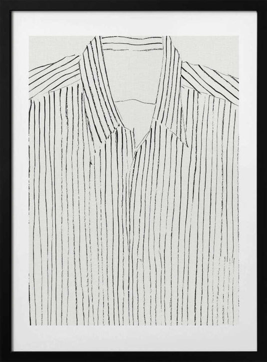 Stripedshirt - Art Print by Treechild