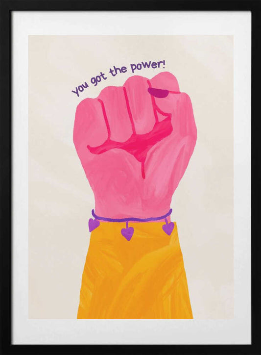 LE POING DE LA VICTOIRE - Art Print by RS LAB STUDIO