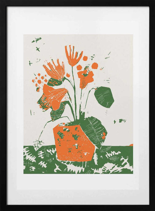 Apricot Blooms - Art Print by Sarah Fitzgerald