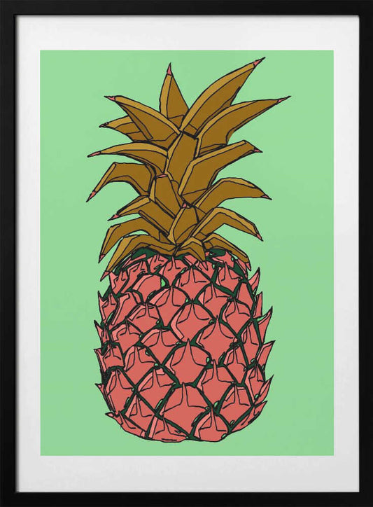 Pineapple Fruit - Art Print by Nicholas