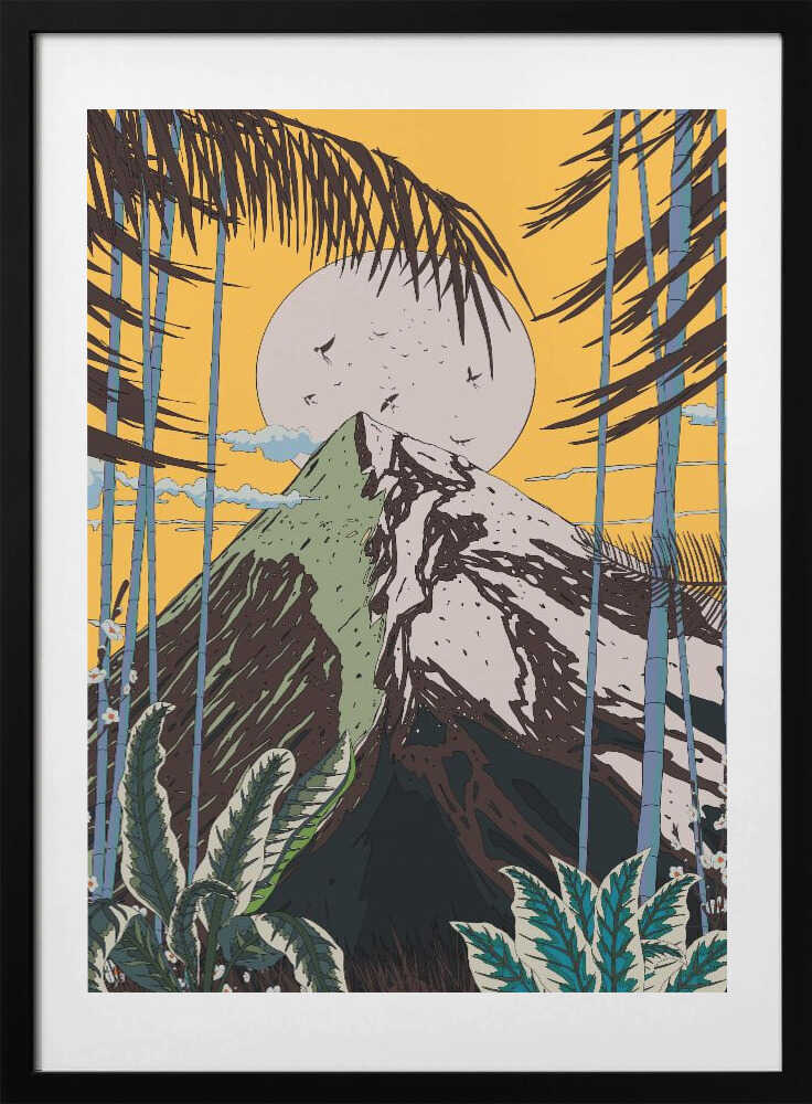 Mountain Landscape - Art Print by Nicholas