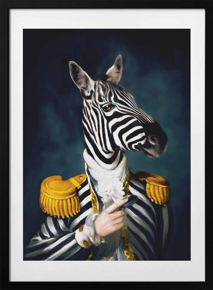 Mr stripe - Art Print by Tein Lucasson