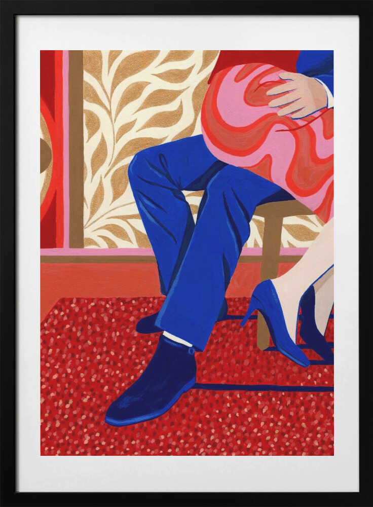 In the living room - Art Print by Julie Lesouef