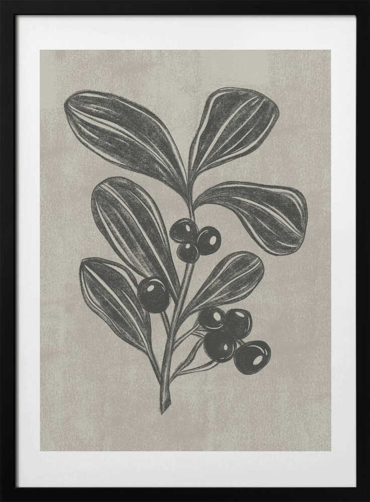 Winter Berry - Art Print by Nikita Jariwala