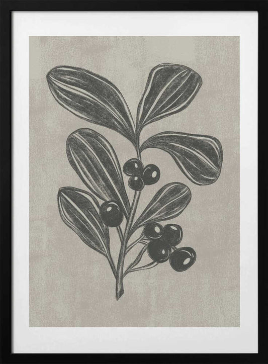 Winter Berry - Art Print by Nikita Jariwala