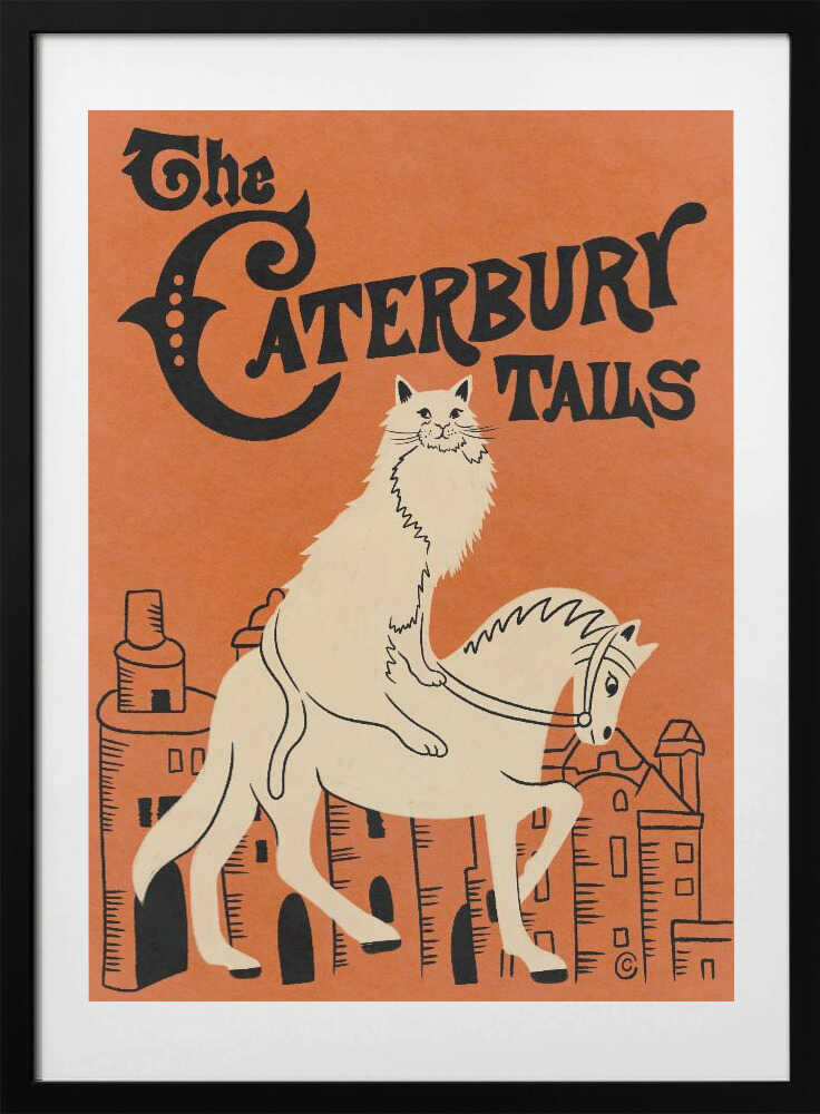 The Caterbury Tails - Art Print by Carrie Cantwell