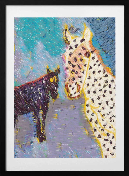 Equus || : Wild Horses - Art Print by Uma Gokhale