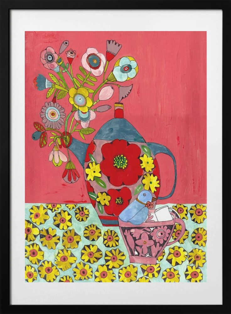Tea for You and Me - Art Print by Sharon Nullmeyer