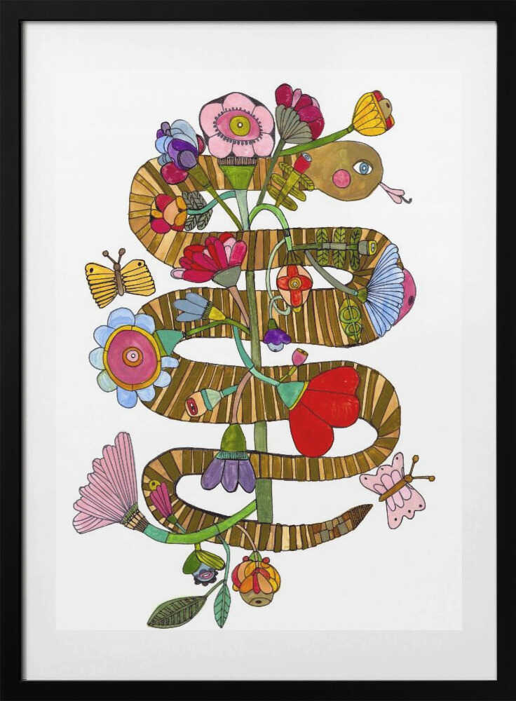 Snake Spirit - Art Print by Sharon Nullmeyer