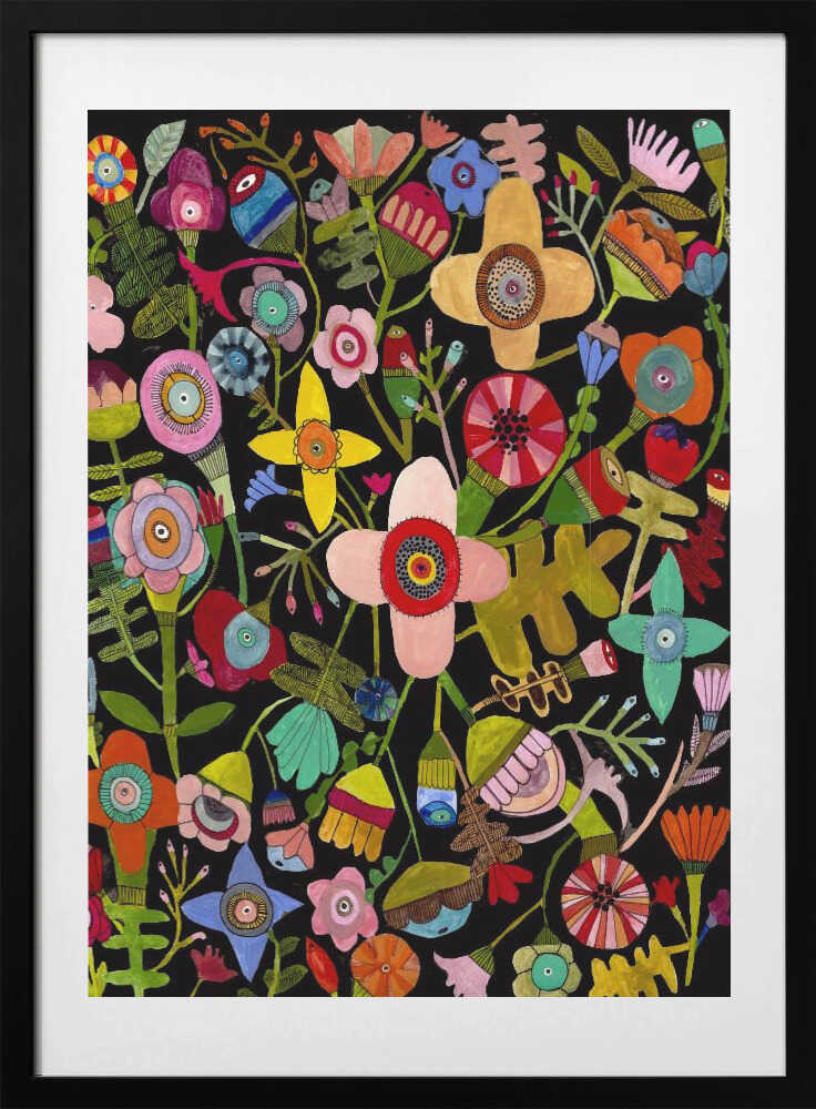Floral Jungle - Art Print by Sharon Nullmeyer