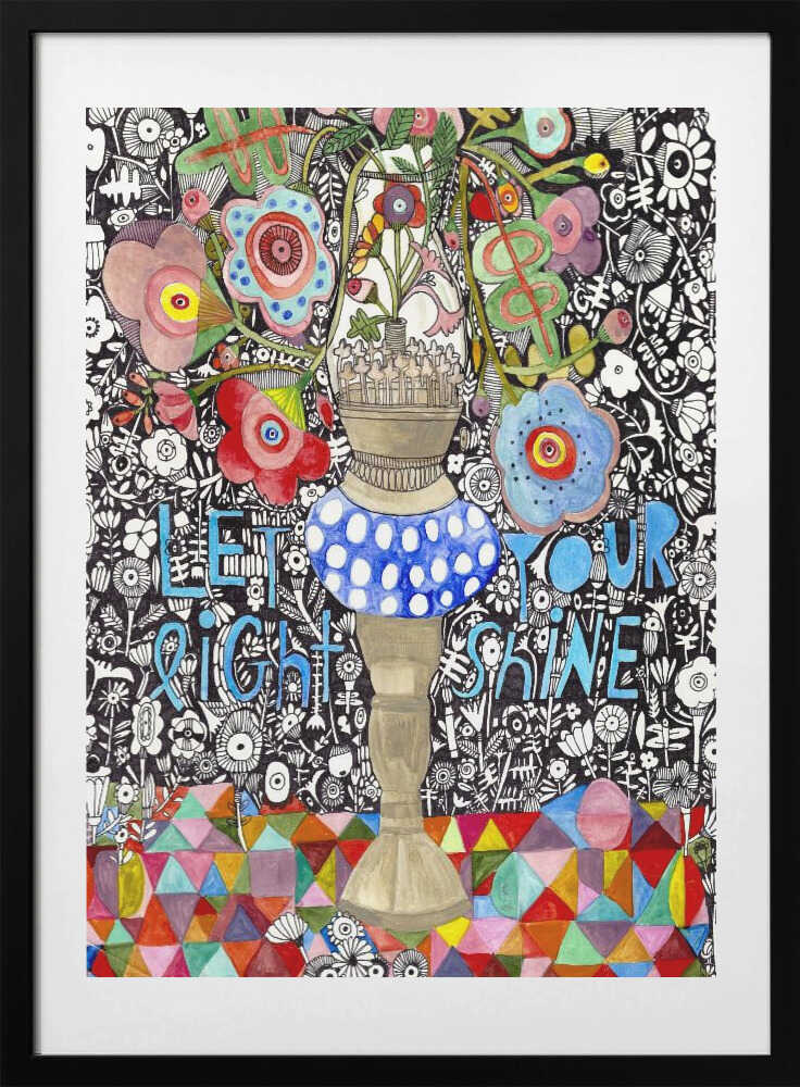 Let Your Light Shine - Art Print by Sharon Nullmeyer