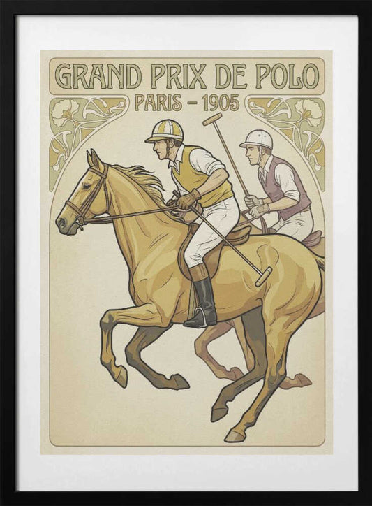 Grand Prix De Polo - Art Print by Andreas Magnusson