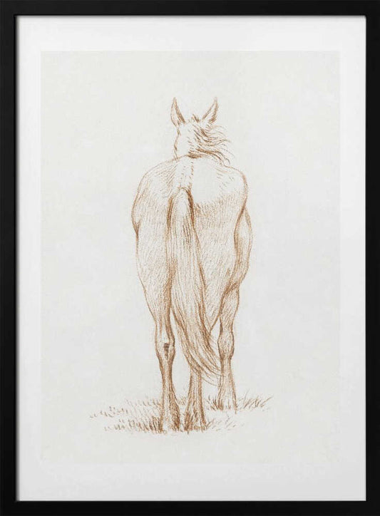 Standing Horse (1815) By Jean Bernard - Art Print by Jean Bernard