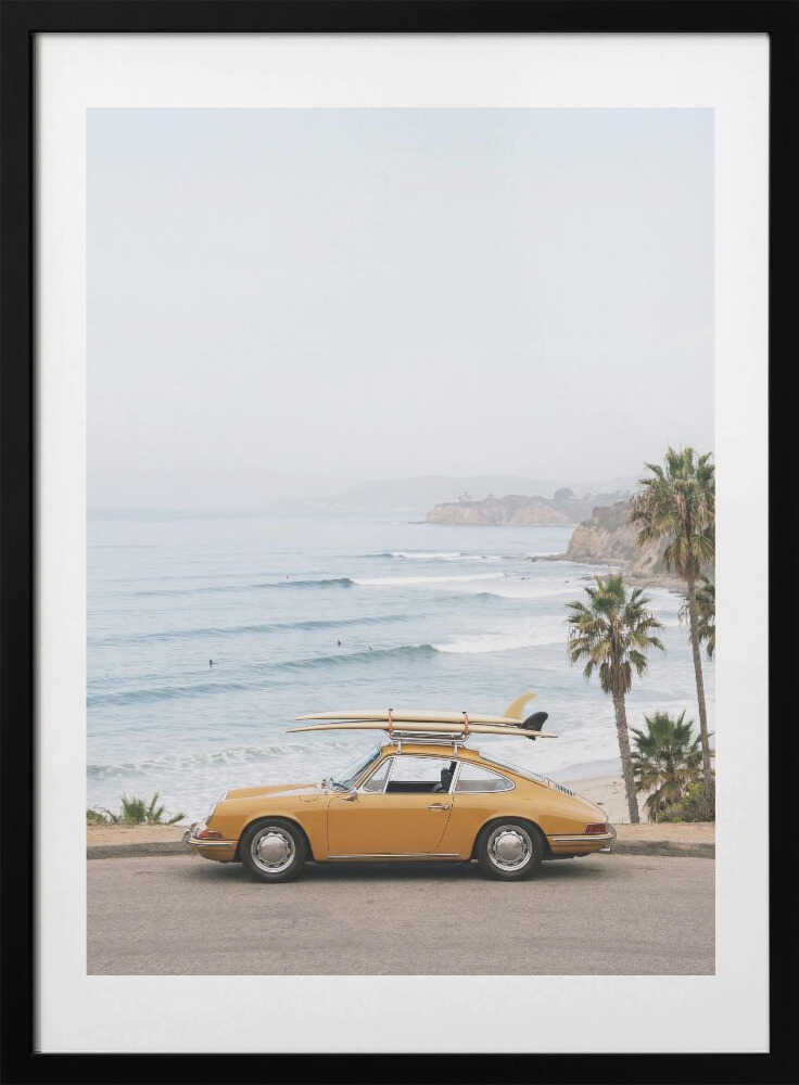 Porsche Coast - Art Print by Kathrin Pienaar
