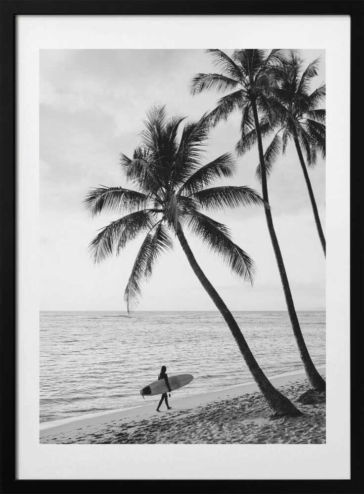 Surfer Walk - Art Print by Kathrin Pienaar