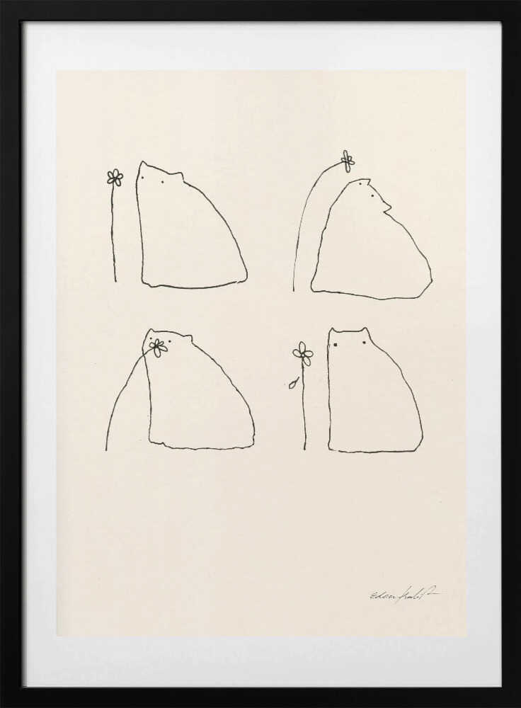 Pollen the Cat - Art Print by EDEN KALIF