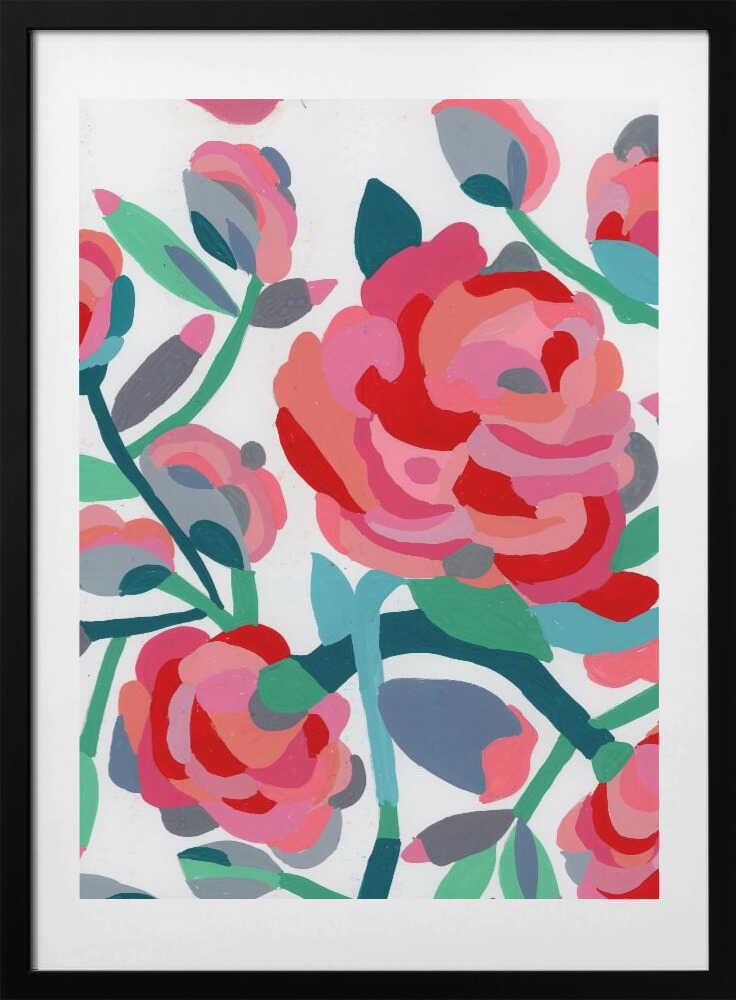 Roses - Art Print by Sharon Nullmeyer
