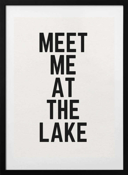 Meet Me At The Lake - Art Print by Wild Violets