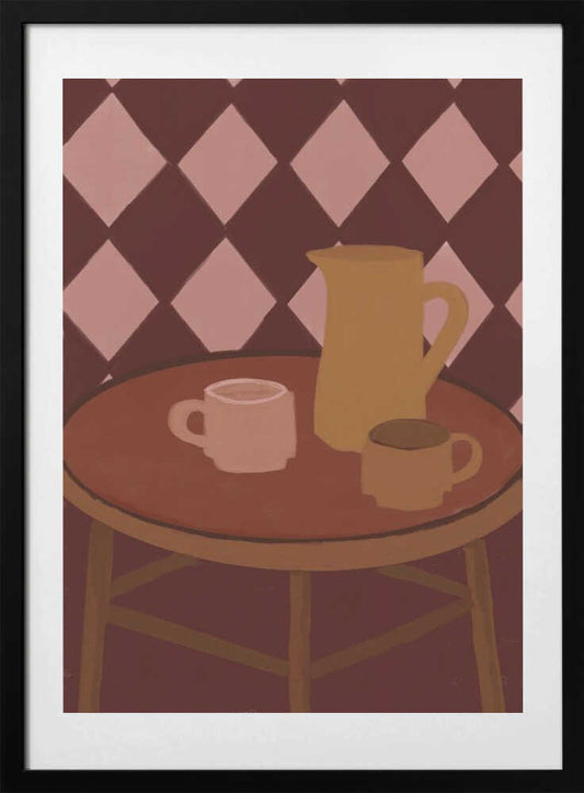 Retro Coffee Time - Art Print by The Art Concept