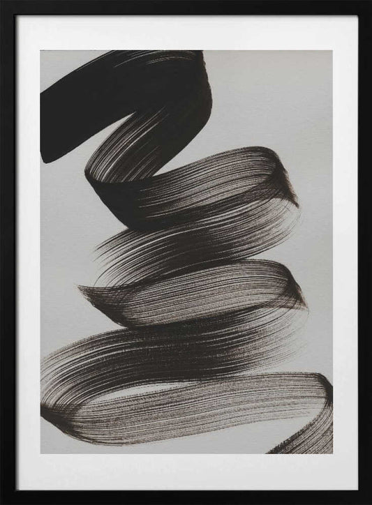 Elegant Abstract Lines - Art Print by Mareike Böhmer