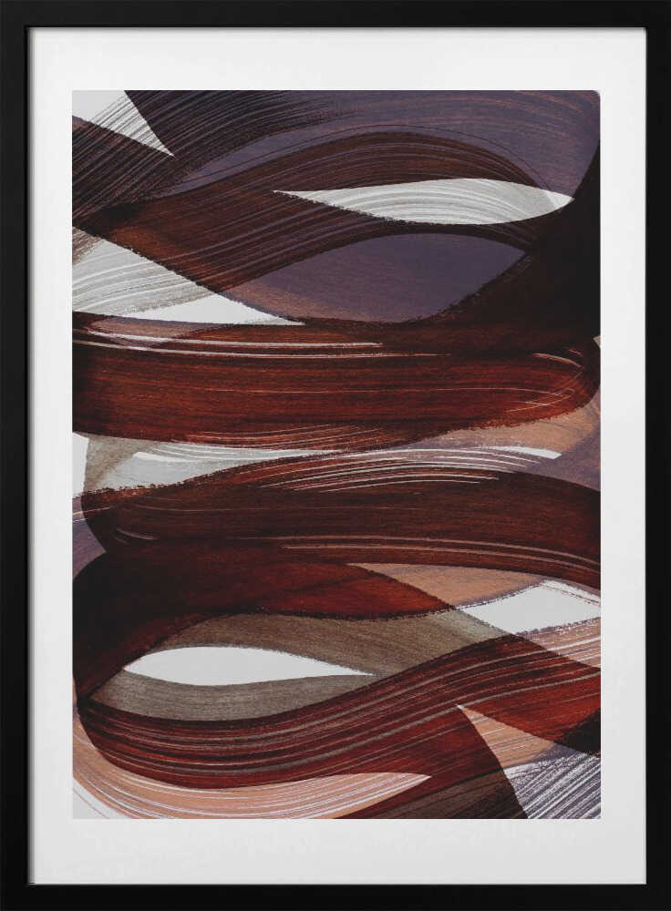 Dynamic Abstract Flow - Art Print by Mareike Böhmer