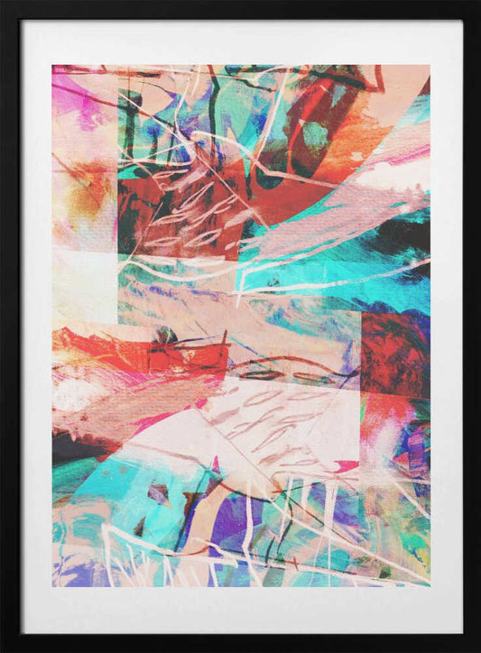 Dynamic Color Abstraction - Art Print by Simona Gocan