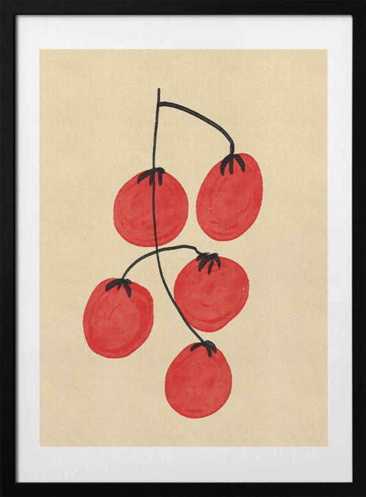 Fresh Red Tomatoes - Art Print by Nicholas