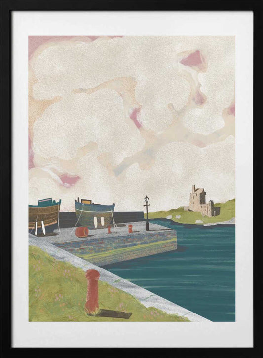 Historic Castle Harbor - Art Print by Charlotte Trudgett