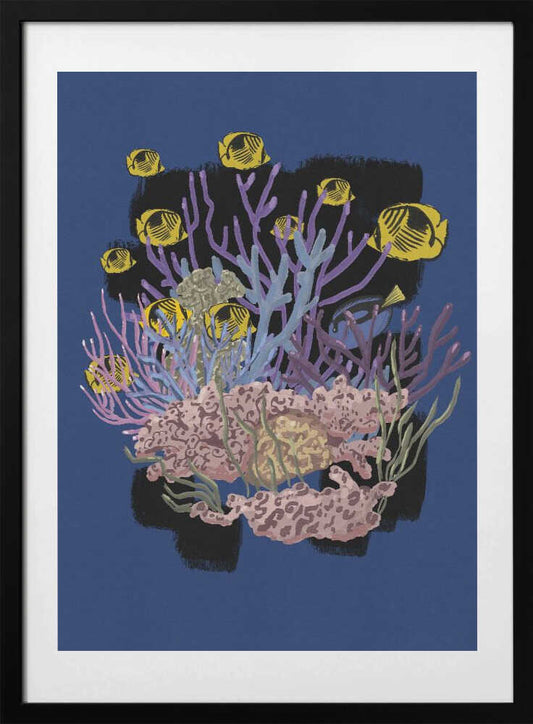 Vibrant Reef Fish - Art Print by Nicholas